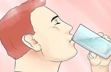 Boire beaucoup d'eau pour retirer les toxines